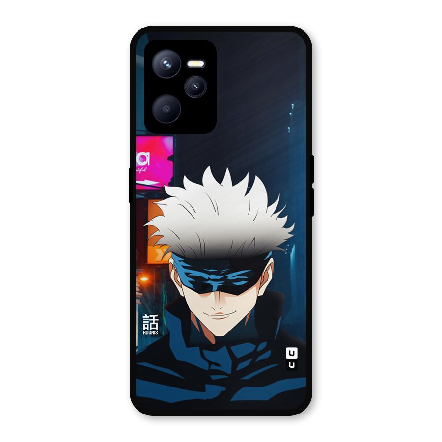 Gojo Smiles Metal Back Case for Realme C35