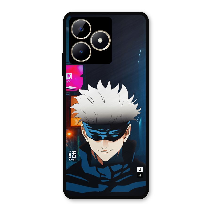Gojo Smiles Metal Back Case for Realme C53