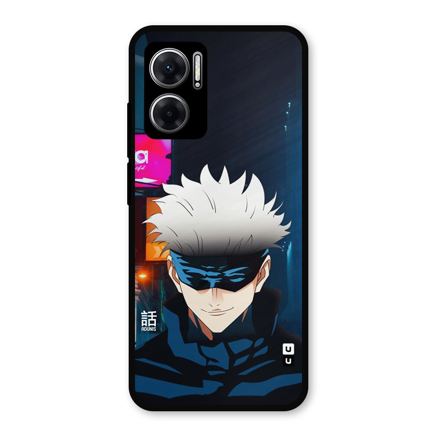 Gojo Smiles Metal Back Case for Redmi 11 Prime 5G