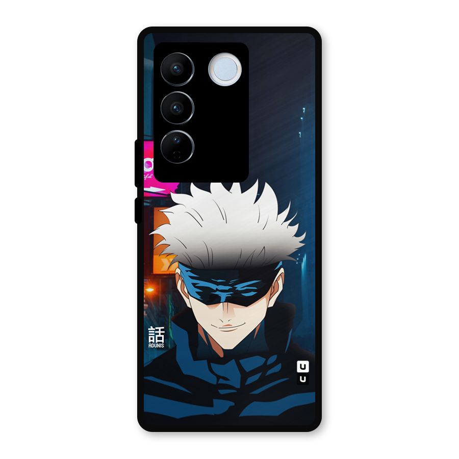 Gojo Smiles Metal Back Case for Vivo V27