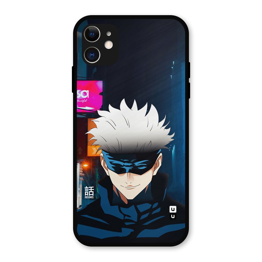 Gojo Smiles Metal Back Case for iPhone 11
