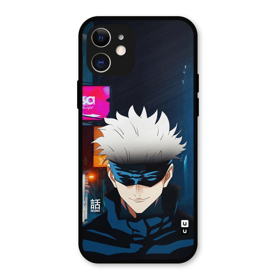 Gojo Smiles Metal Back Case for iPhone 12