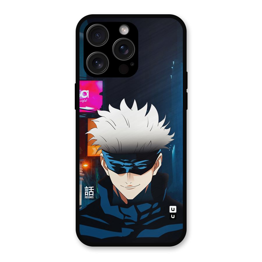 Gojo Smiles Metal Back Case for iPhone 15 Pro Max