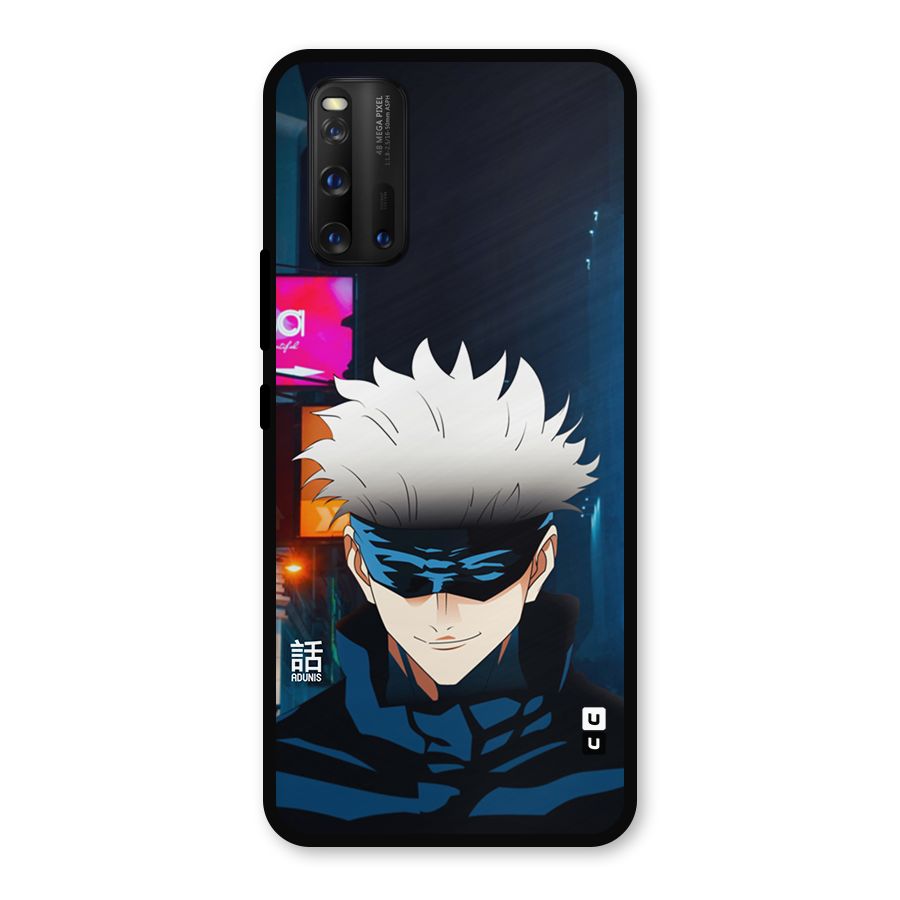 Gojo Smiles Metal Back Case for iQOO 3