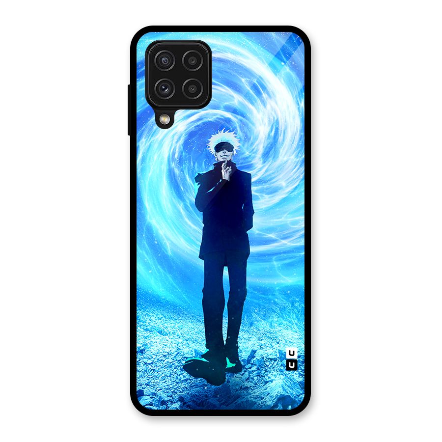 Gojo Swag Glass Back Case for Galaxy A22 4G