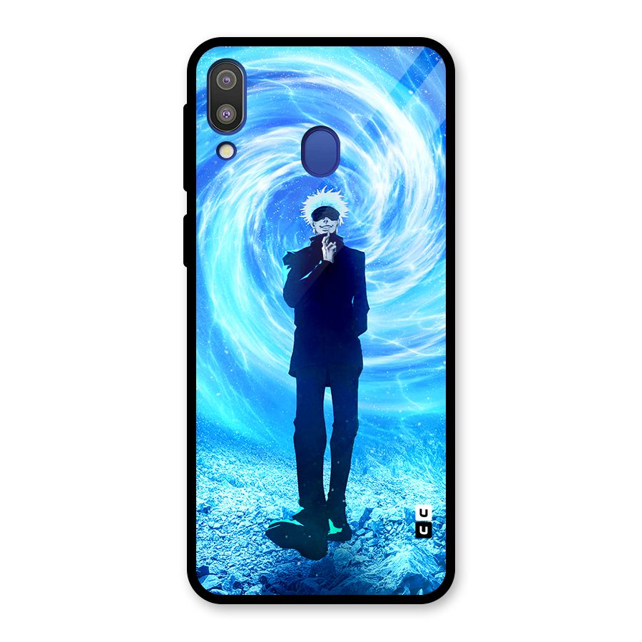Gojo Swag Glass Back Case for Galaxy M20