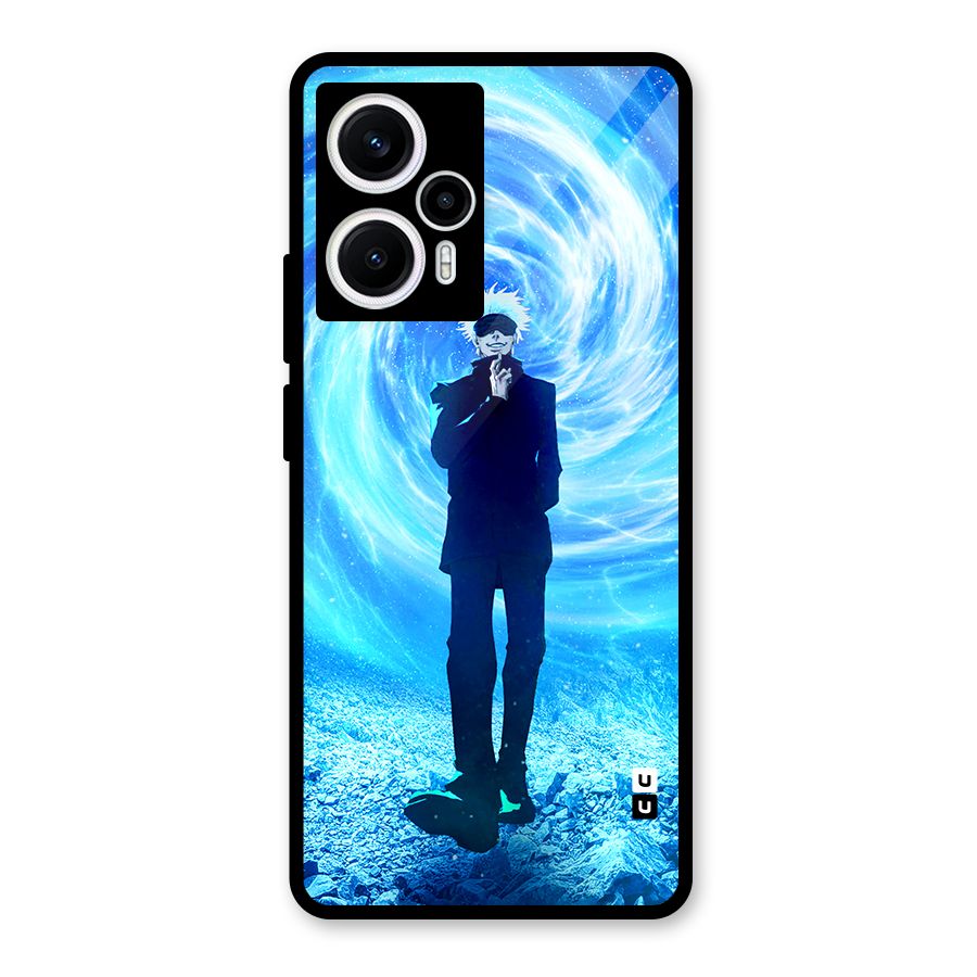 Gojo Swag Glass Back Case for Poco F5