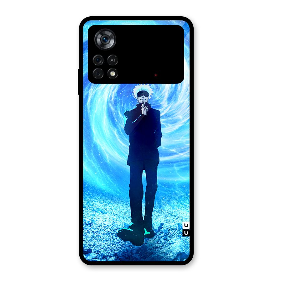 Gojo Swag Glass Back Case for Poco X4 Pro 5G