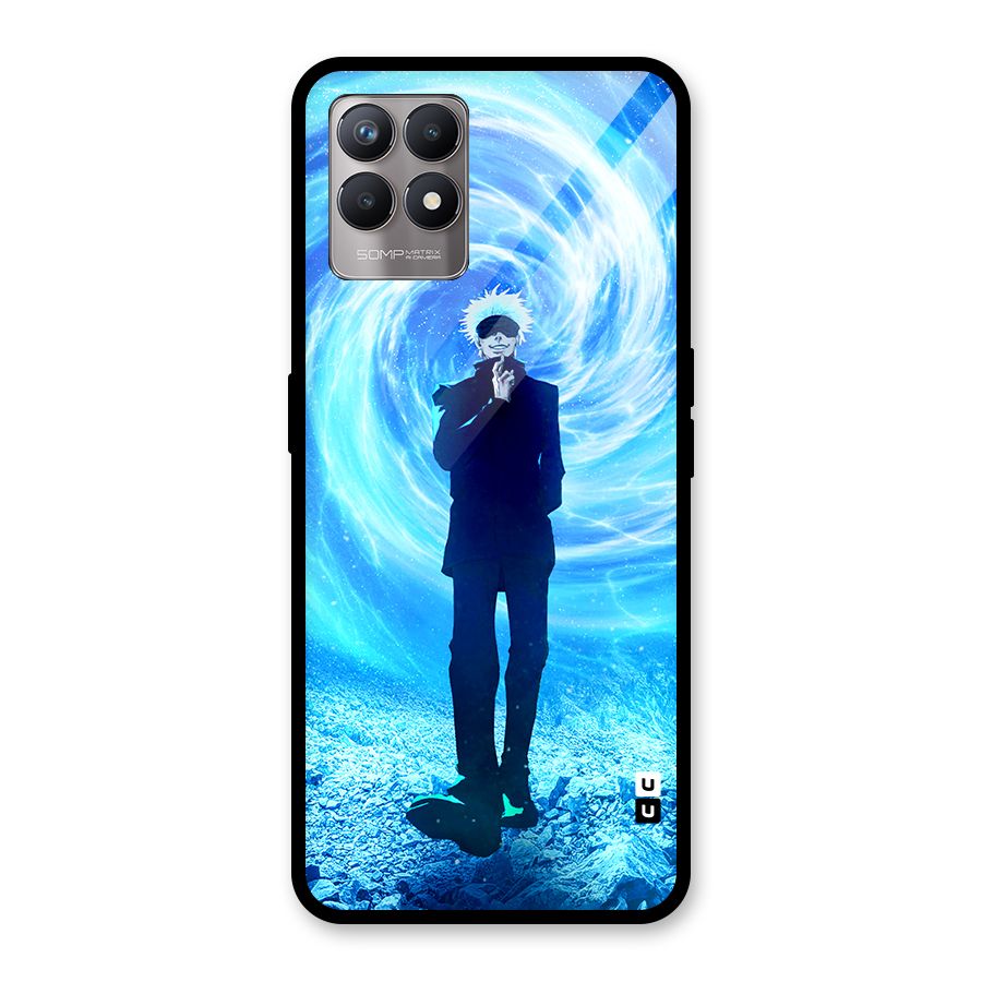 Gojo Swag Glass Back Case for Realme 8i