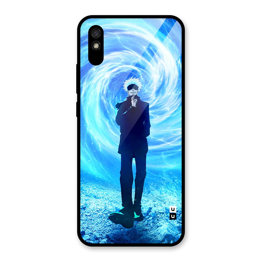 Gojo Swag Glass Back Case for Redmi 9i
