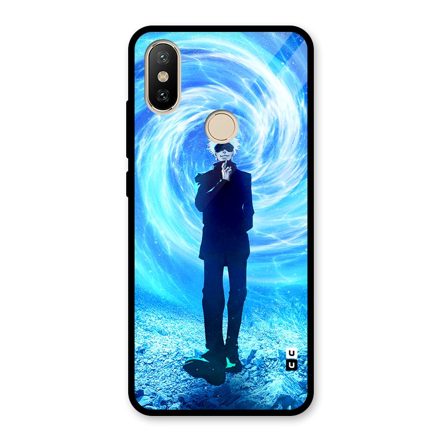 Gojo Swag Glass Back Case for Redmi A2