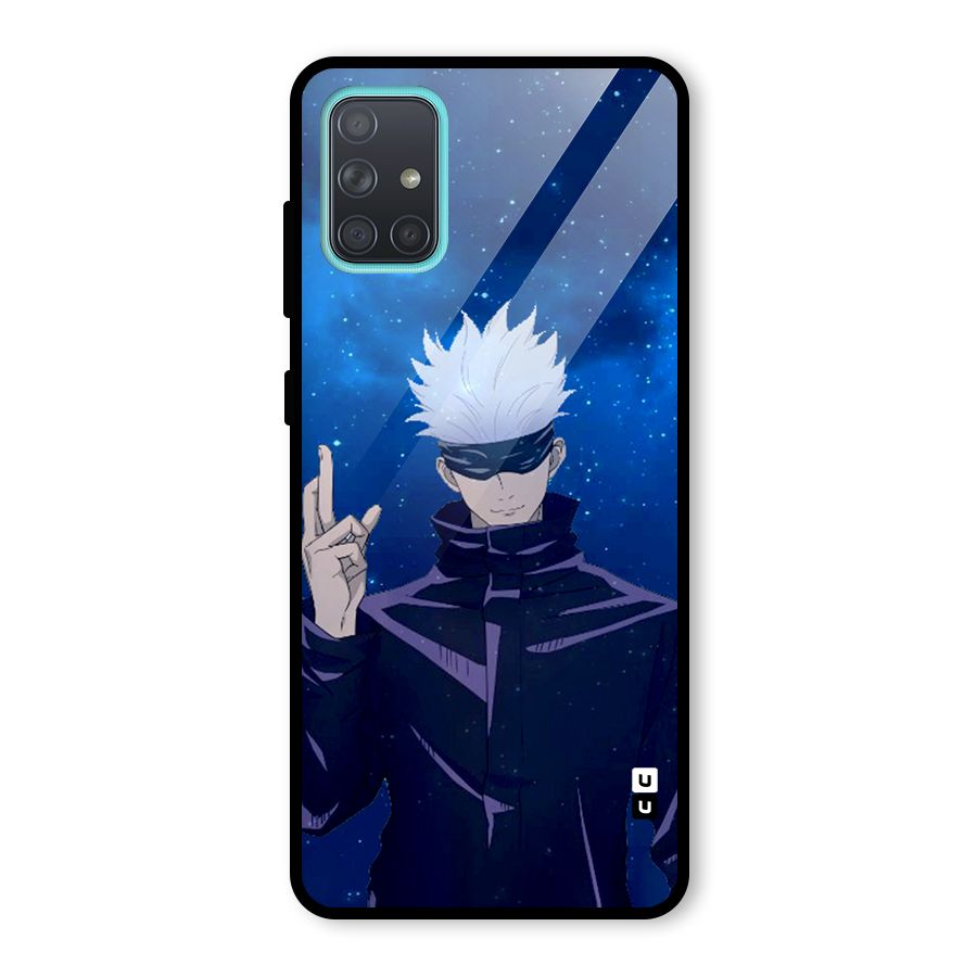 Gojo Winner Glass Back Case for Galaxy A71