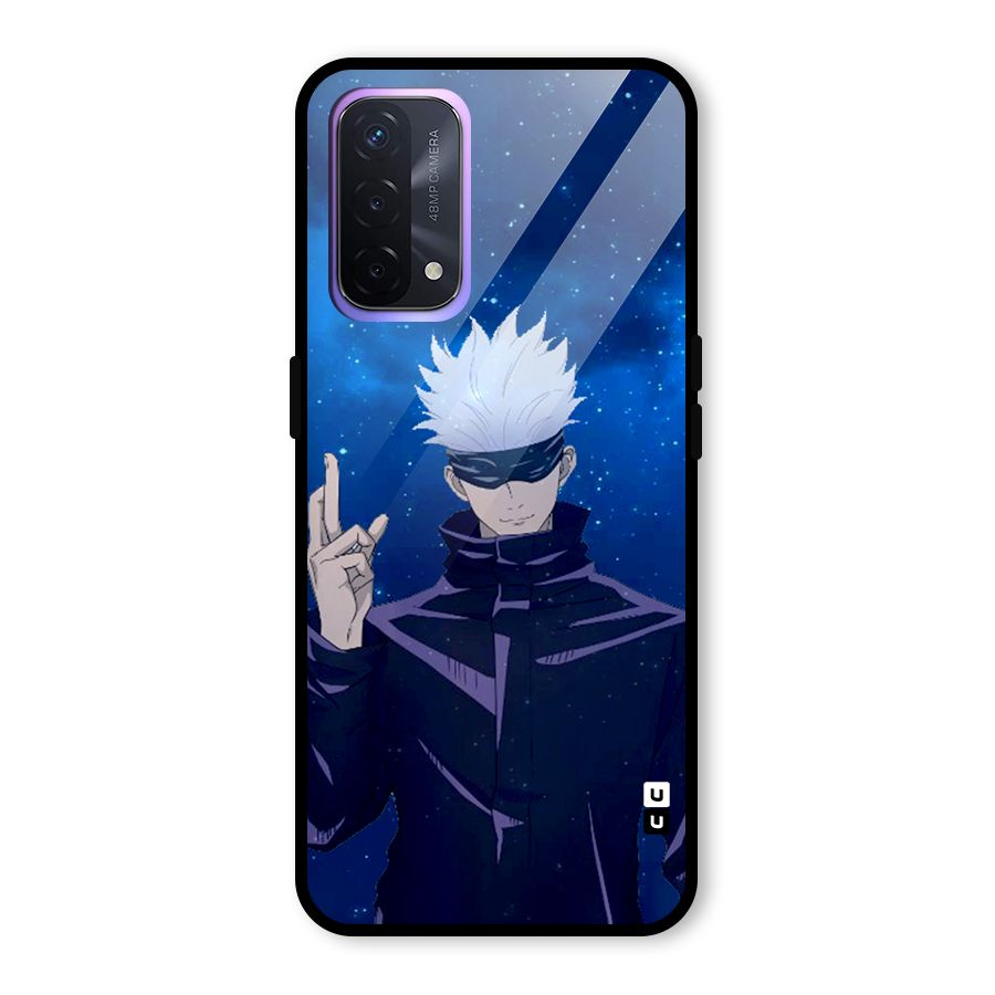 Gojo Winner Glass Back Case for Oppo A74 5G