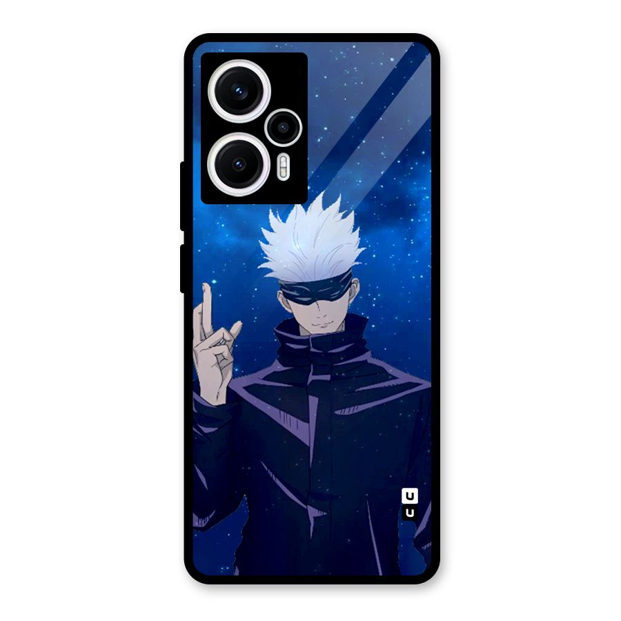 Gojo Winner Glass Back Case for Poco F5