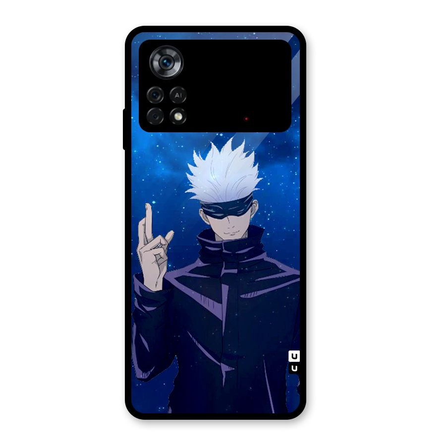 Gojo Winner Glass Back Case for Poco X4 Pro 5G
