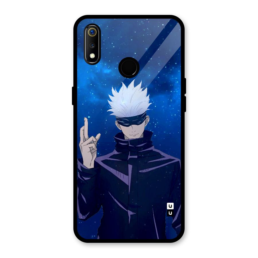 Gojo Winner Glass Back Case for Realme 3i