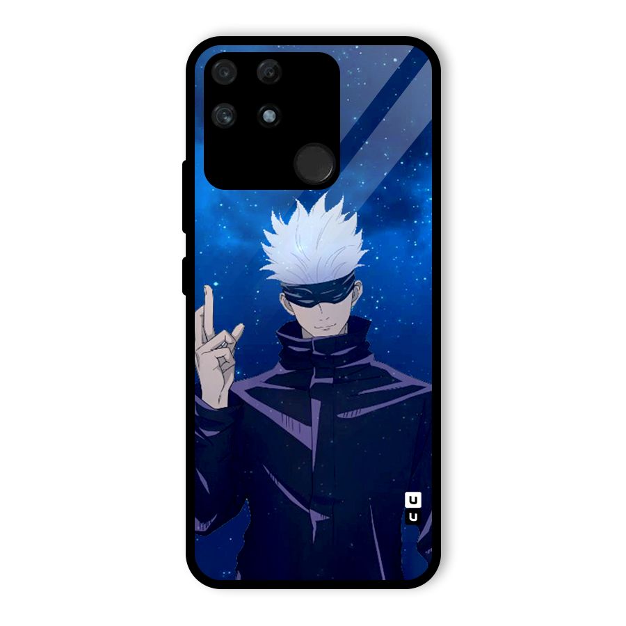 Gojo Winner Glass Back Case for Realme Narzo 50A
