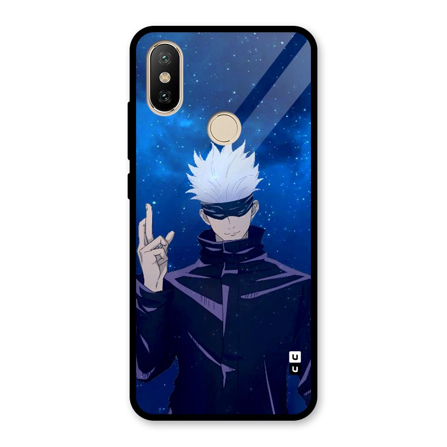 Gojo Winner Glass Back Case for Redmi A2