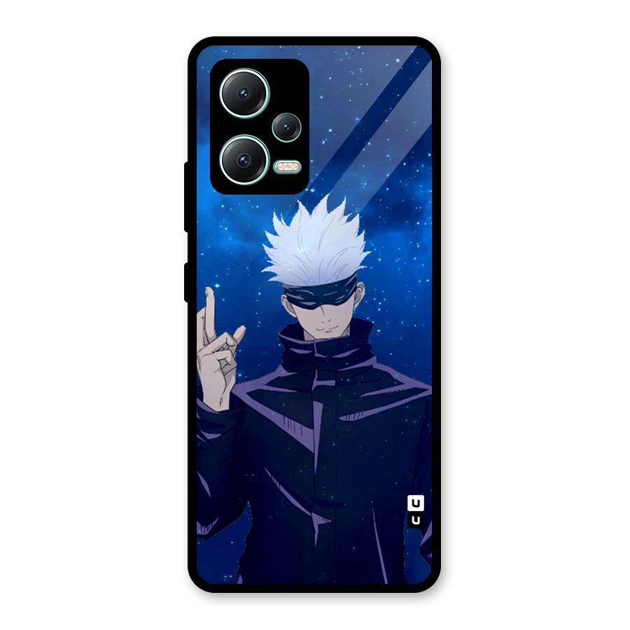 Gojo Winner Glass Back Case for Redmi Note 12 5G