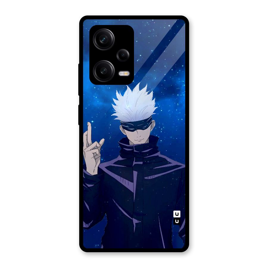 Gojo Winner Glass Back Case for Redmi Note 12 Pro