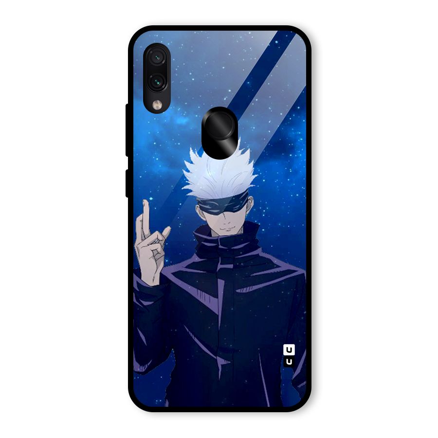 Gojo Winner Glass Back Case for Redmi Note 7S