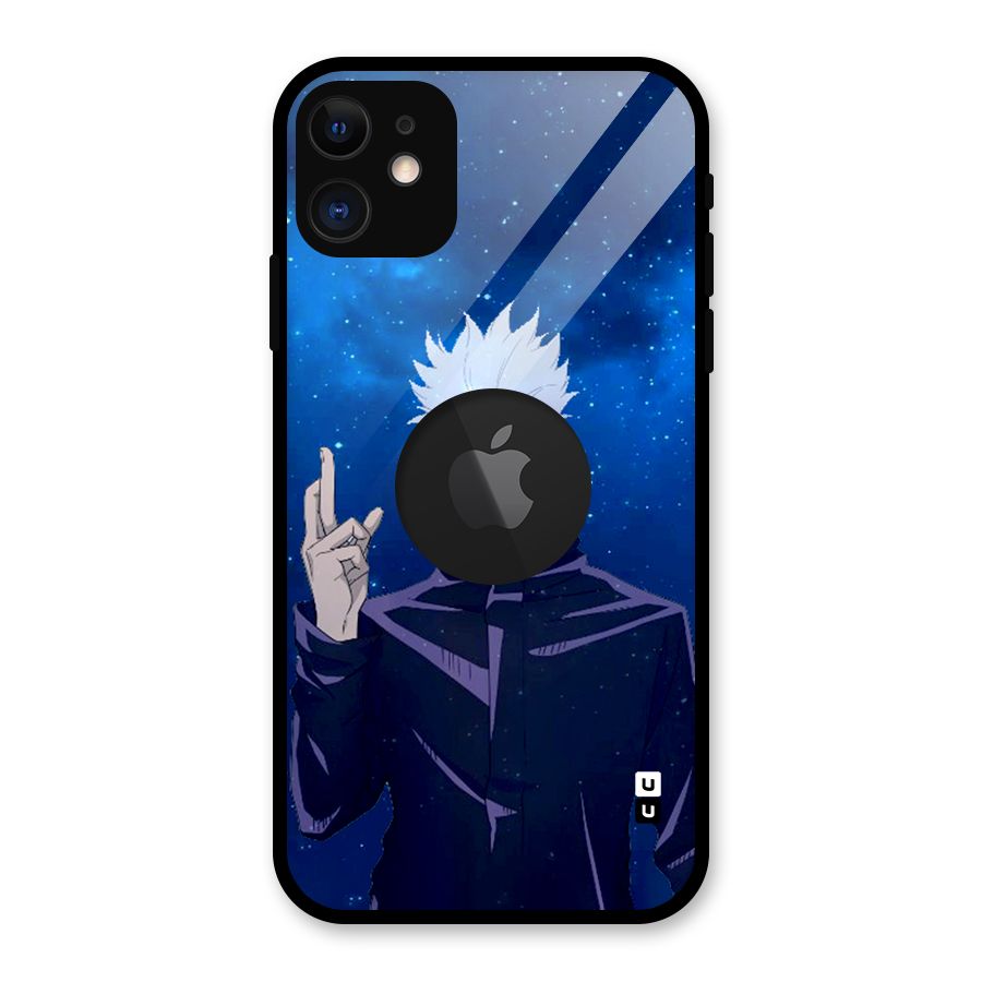 Gojo Winner Glass Back Case for iPhone 11 Logo Cut