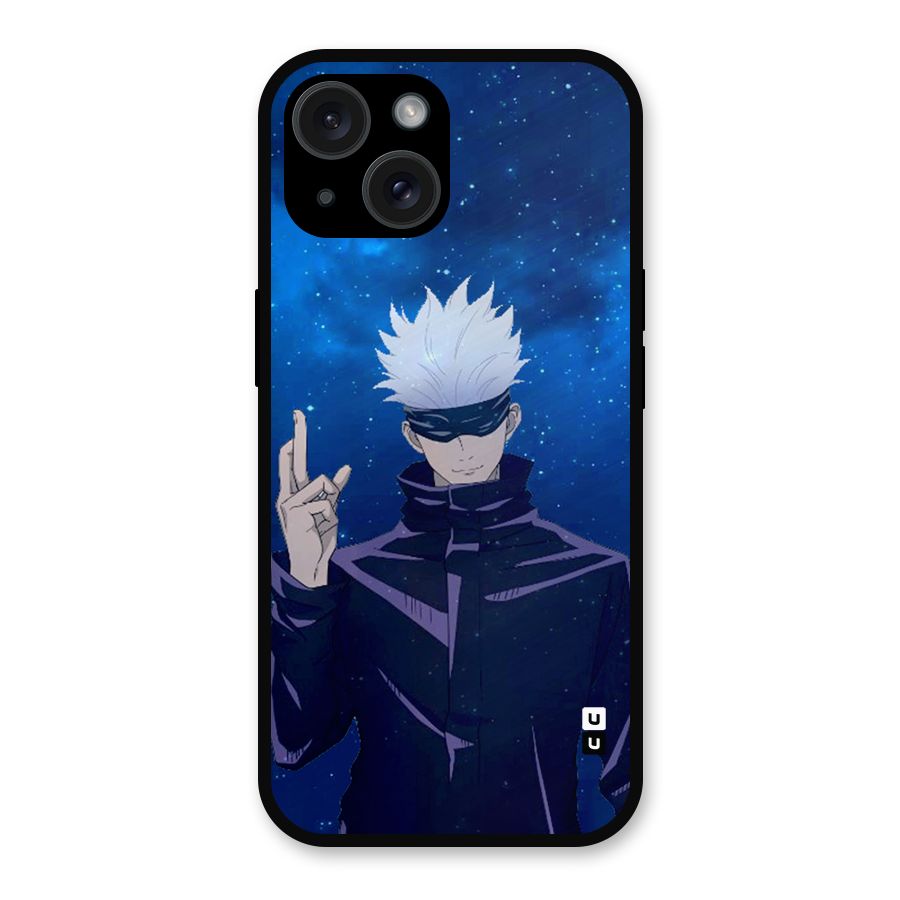 Gojo Winner Metal Back Case for iPhone 15