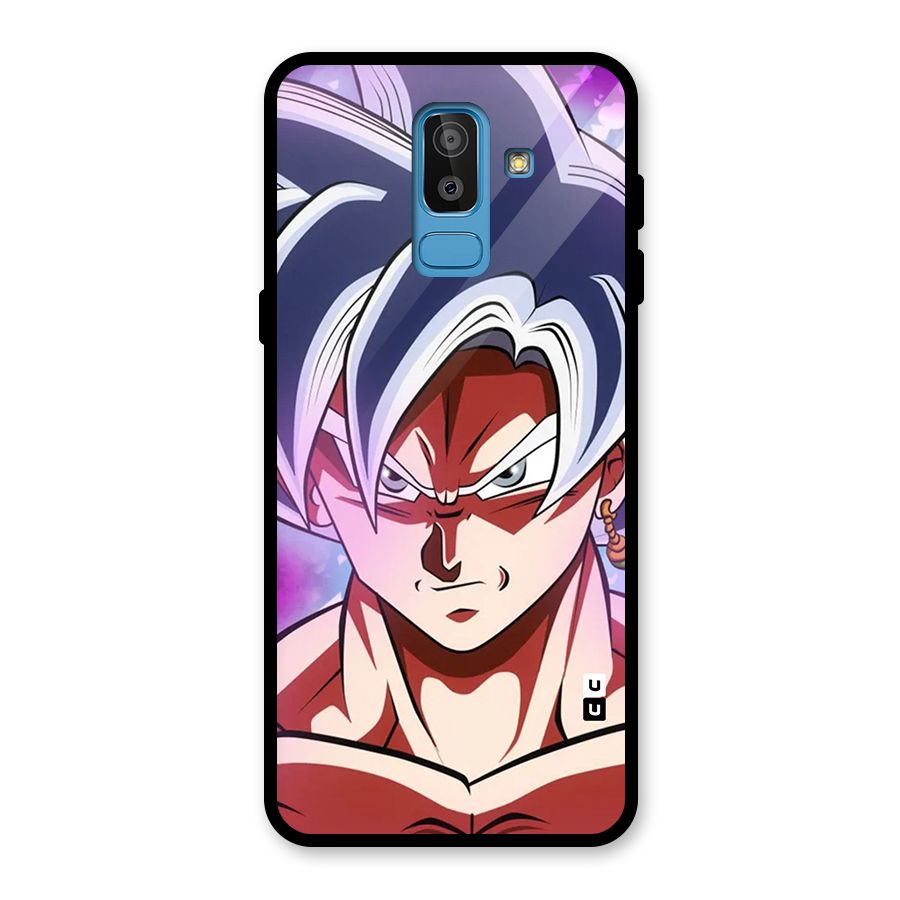 Goku Instinct Glass Back Case for Galaxy J8