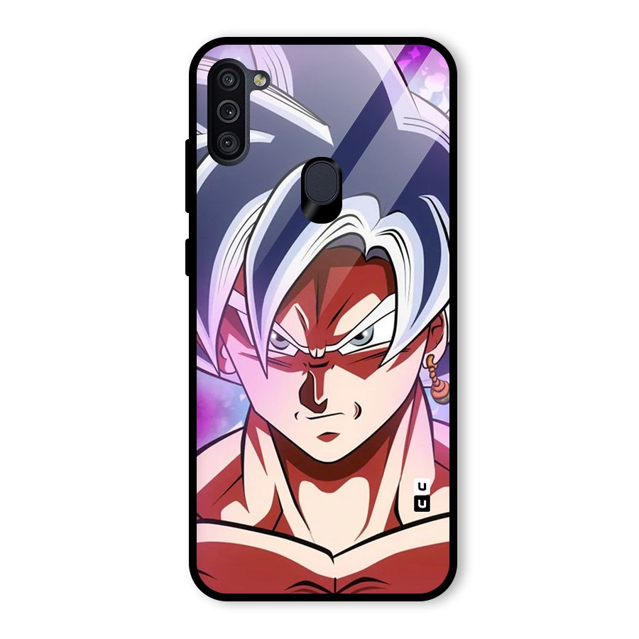 Goku Instinct Glass Back Case for Galaxy M11