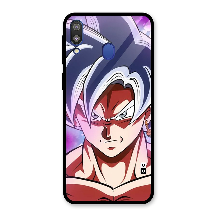 Goku Instinct Glass Back Case for Galaxy M20