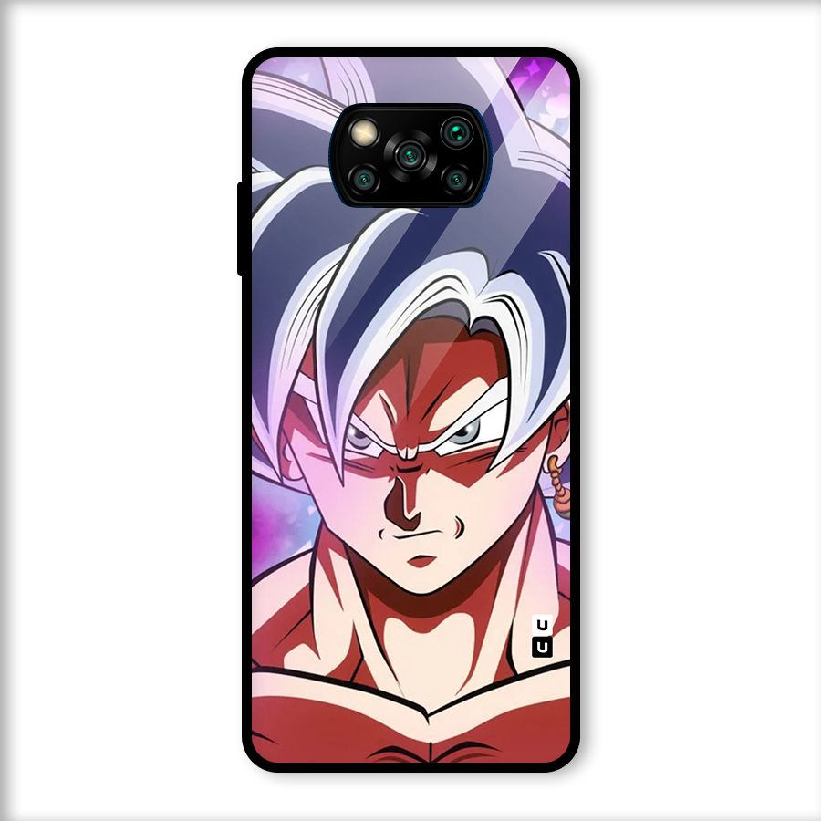 Goku Instinct Glass Back Case for Poco X3