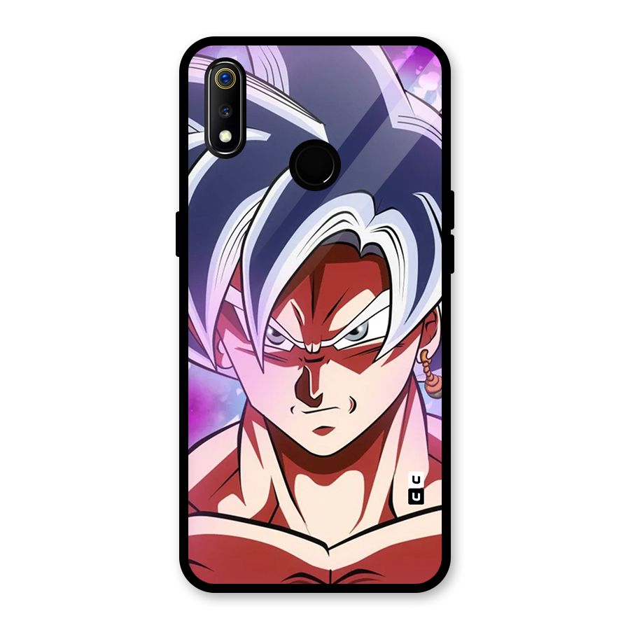 Goku Instinct Glass Back Case for Realme 3i
