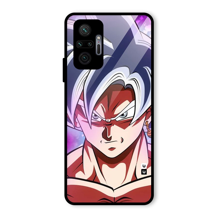 Goku Instinct Glass Back Case for Redmi Note 10 Pro Max