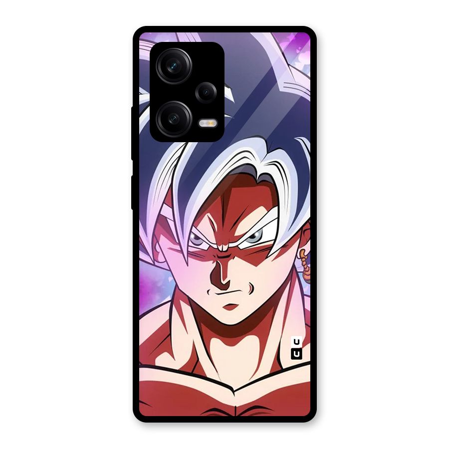 Goku Instinct Glass Back Case for Redmi Note 12 Pro