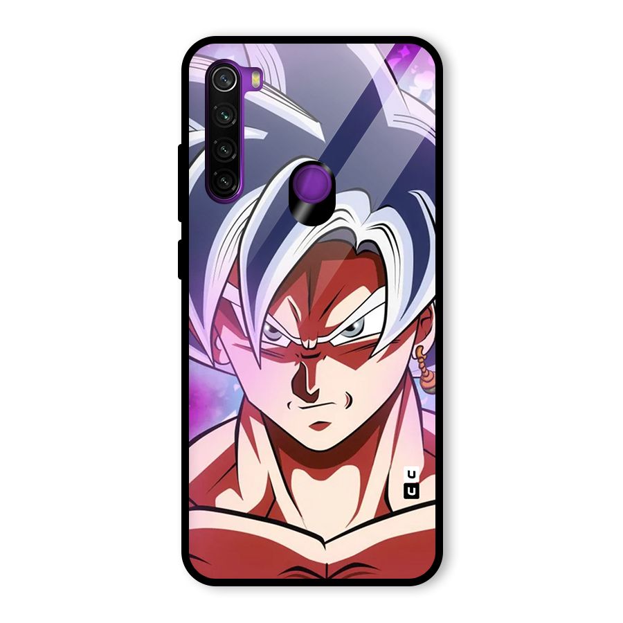 Goku Instinct Glass Back Case for Redmi Note 8
