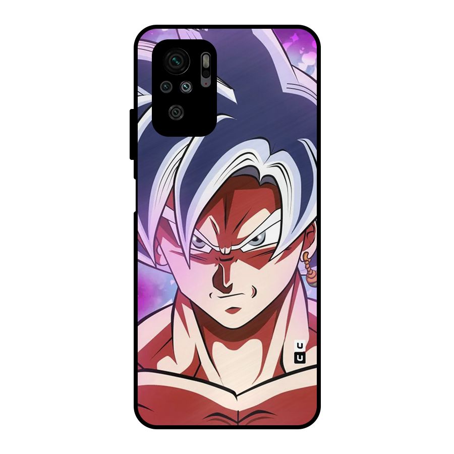 Goku Instinct Metal Back Case for Redmi Note 10S