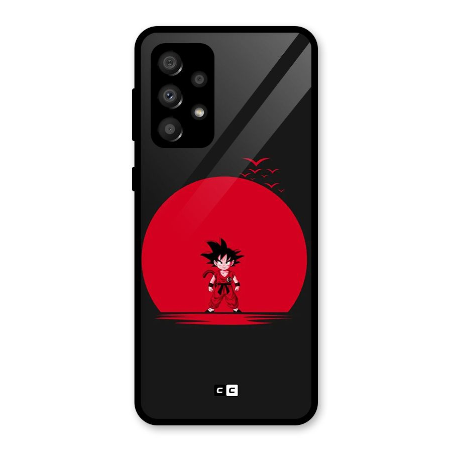 Goku Kid Art Glass Back Case for Galaxy A32