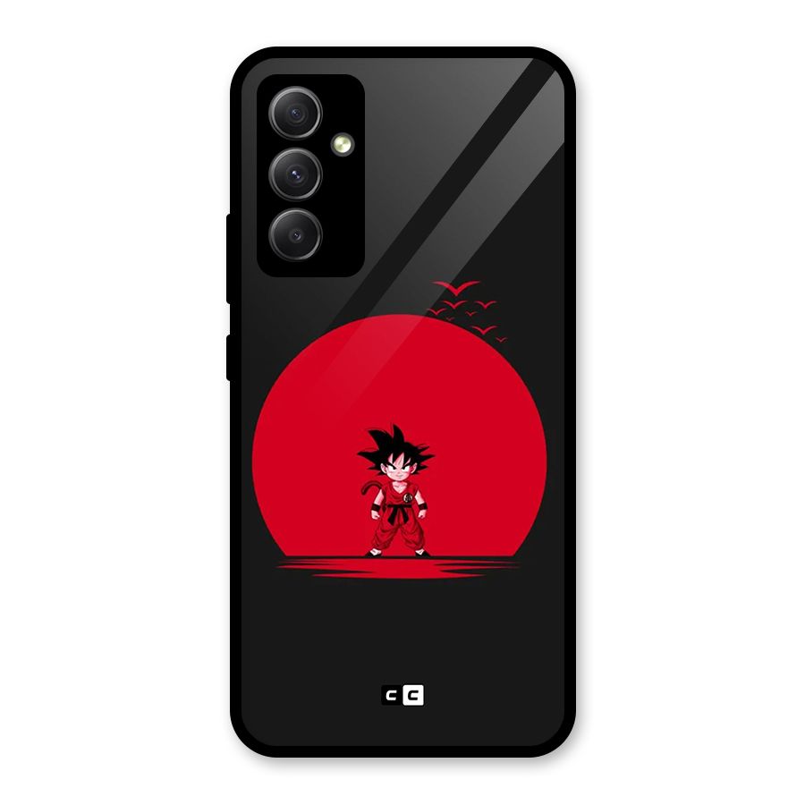 Goku Kid Art Glass Back Case for Galaxy A34