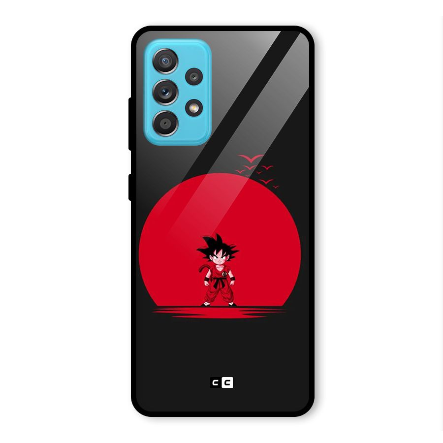 Goku Kid Art Glass Back Case for Galaxy A52
