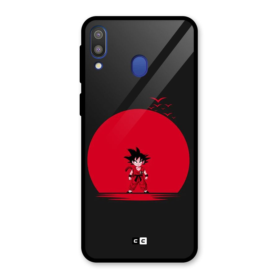 Goku Kid Art Glass Back Case for Galaxy M20