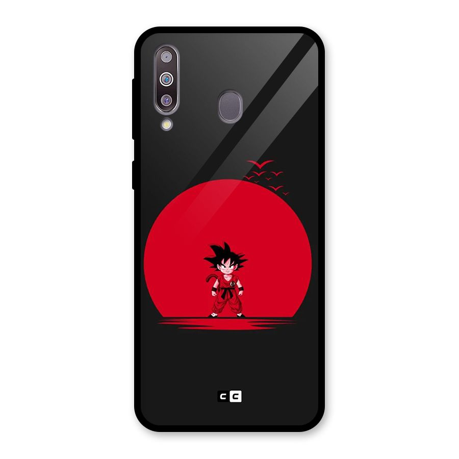 Goku Kid Art Glass Back Case for Galaxy M30