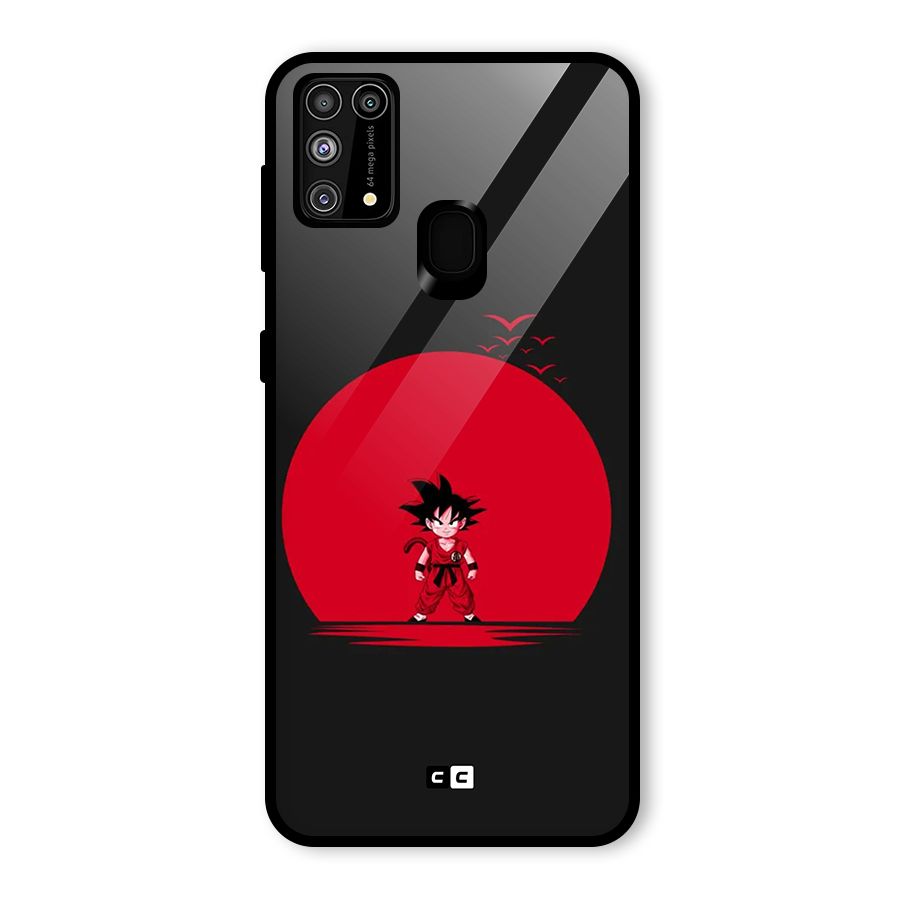 Goku Kid Art Glass Back Case for Galaxy M31