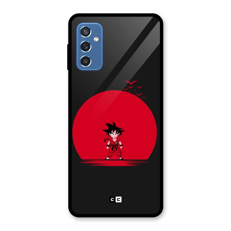 Goku Kid Art Glass Back Case for Galaxy M52 5G