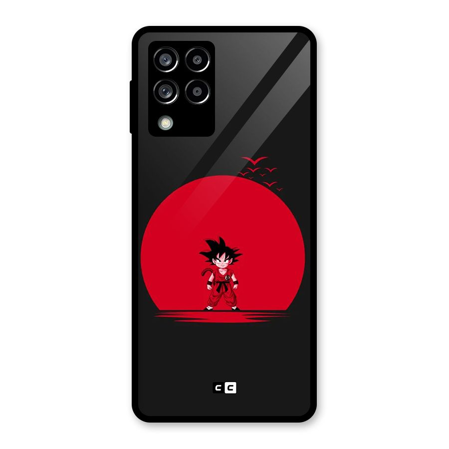 Goku Kid Art Glass Back Case for Galaxy M53 5G