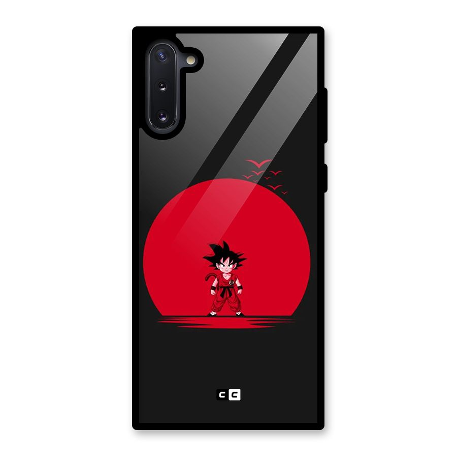 Goku Kid Art Glass Back Case for Galaxy Note 10