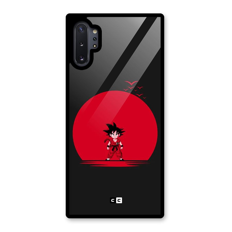 Goku Kid Art Glass Back Case for Galaxy Note 10 Plus
