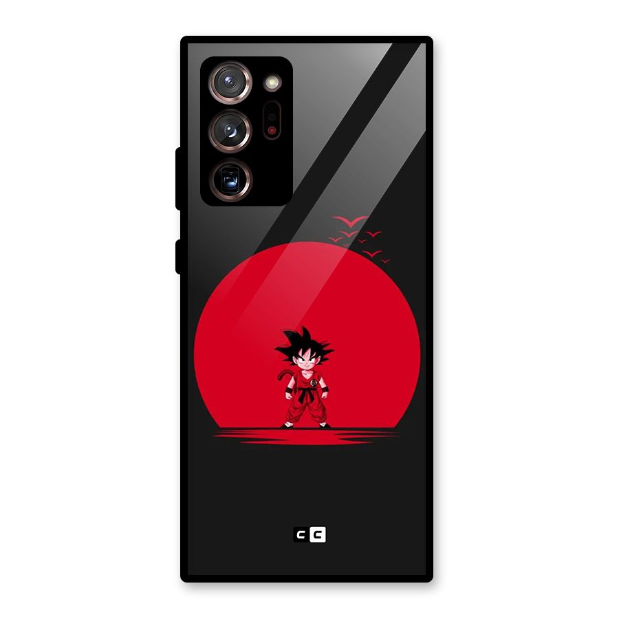 Goku Kid Art Glass Back Case for Galaxy Note 20 Ultra 5G