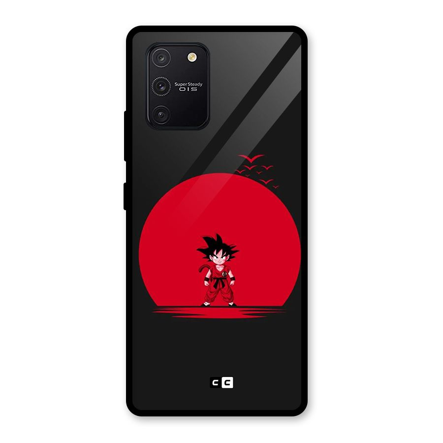 Goku Kid Art Glass Back Case for Galaxy S10 Lite