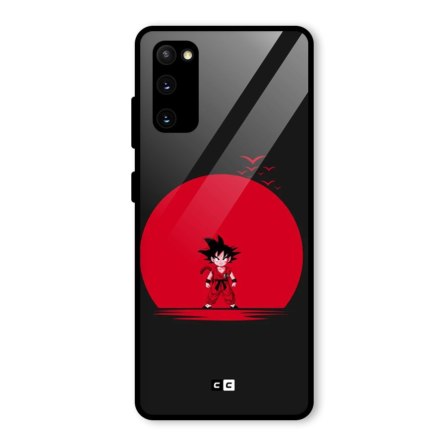 Goku Kid Art Glass Back Case for Galaxy S20 FE 5G