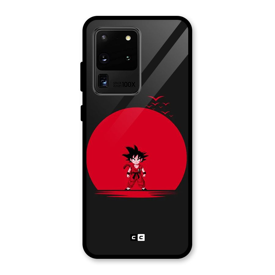 Goku Kid Art Glass Back Case for Galaxy S20 Ultra